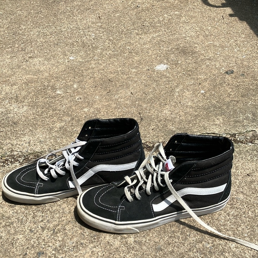 Vans Black and White Classic Sneakers